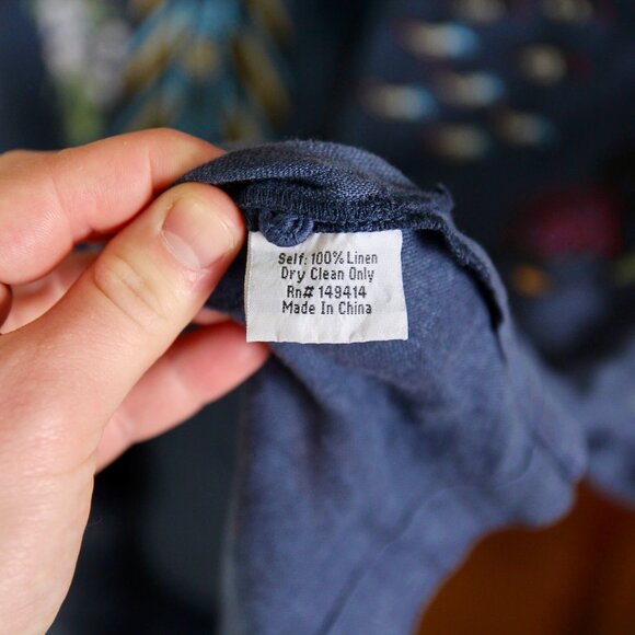 Johnny Was Linen Shirt - Picture 16 of 16